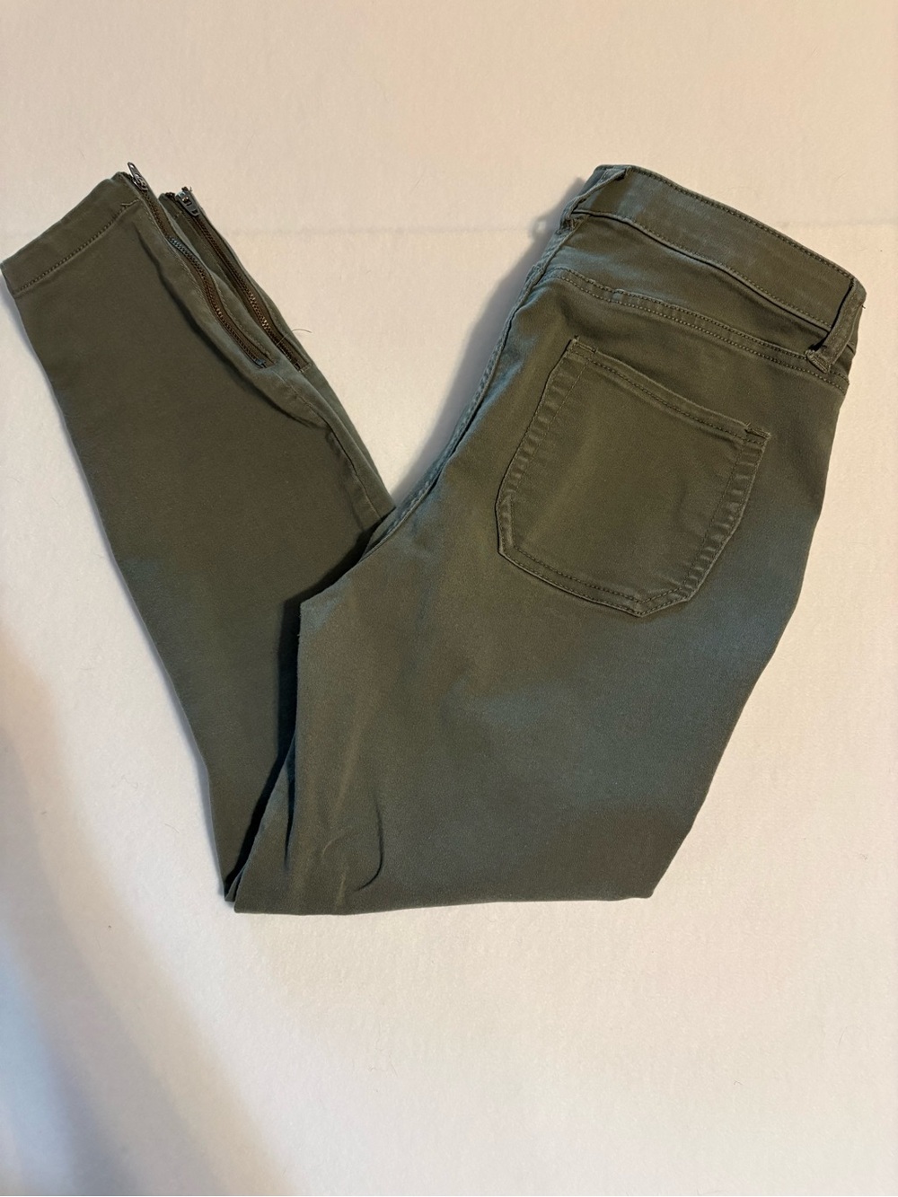 Knox Rose Olive Green High-Rise Skinny Pants